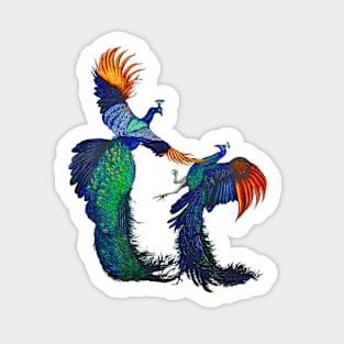 Peacocks Sticker